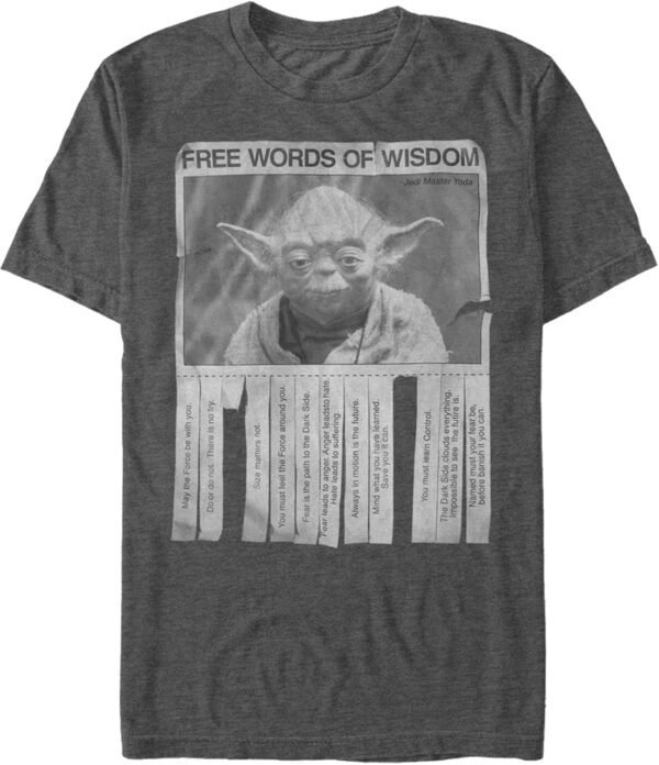 Star Wars Men's Words of Wisdom T-Shirt