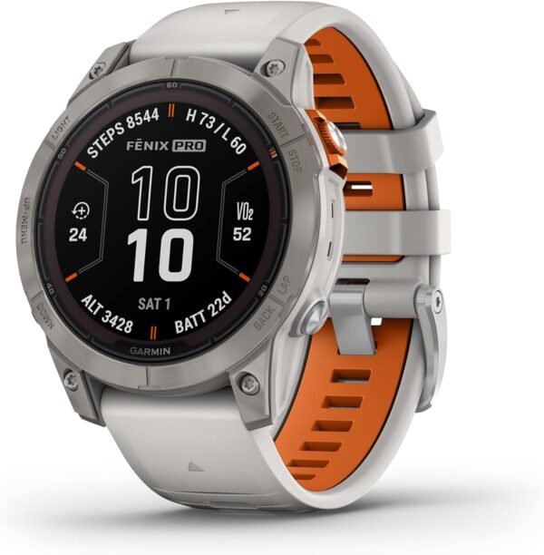 Garmin fēnix 7 Pro Sapphire Solar, Multisport GPS Smartwatch...