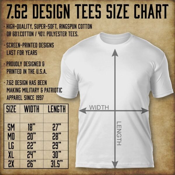 7.62 Design USMC Eagle Globe & Anchor Men's T-Shirt - Image 3