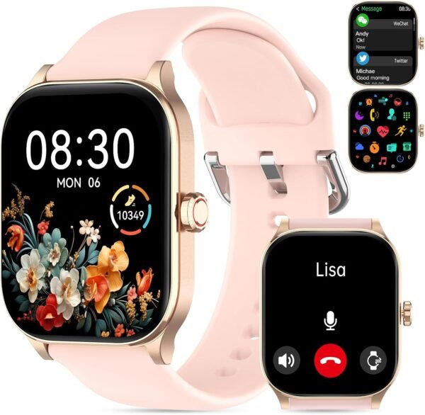 Smart Watch(Answer/Make Call), 2.01" Smartwatches for Women ...