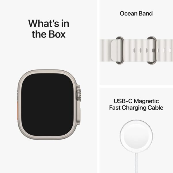 Apple Watch Ultra [GPS + Cellular 49mm] Titanium Case with W... - Image 8