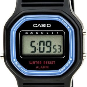 Casio Women's Vintage LA11WB-1 Sport Black Resin Band Watch