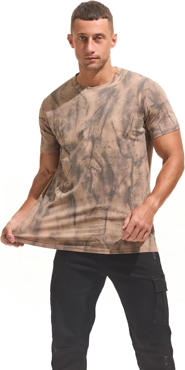 KLIEGOU Men's Graphic T-Shirt 95% Cotton Crew Neck Short Sle... - Image 4