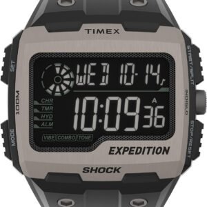 Timex Men's Expedition Grid Shock Quartz Resin Strap