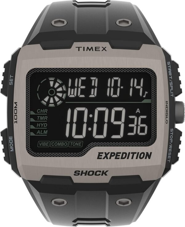 Timex Men's Expedition Grid Shock Quartz Resin Strap
