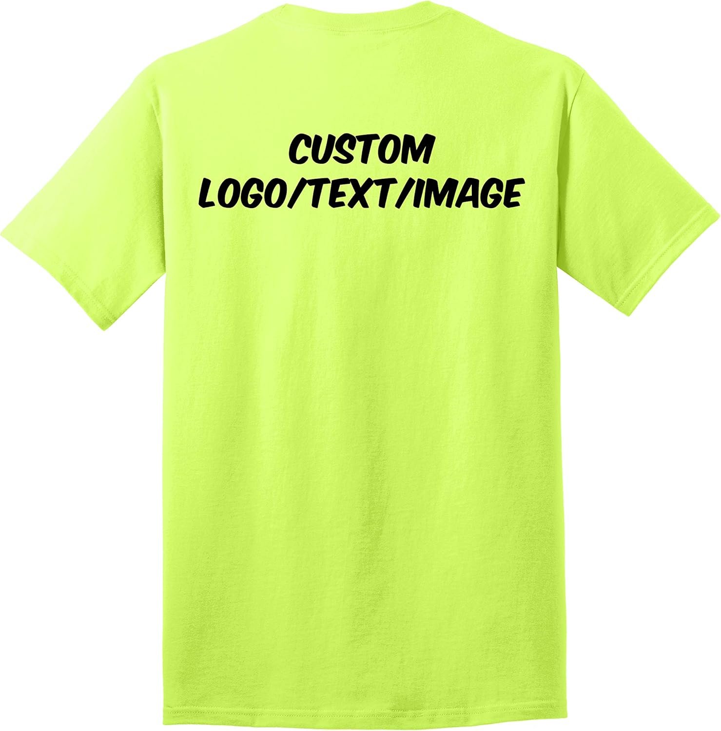 INK STITCH Unisex PC54 Custom Design Your Own Cotton Short S... - Image 2