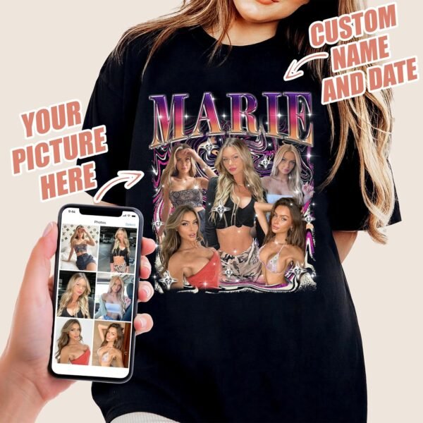 Mit & Mia Custom Bootleg Rap Tee Shirt for Boyfriend Girlfri... - Image 2