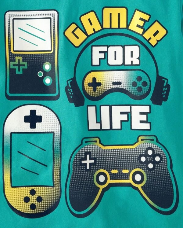 The Children's Place Boys' Gamer Short Sleeve Graphic T-Shir... - Image 3