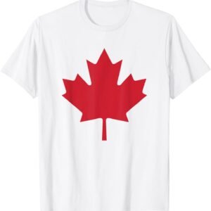 Canadian Flag Shirt Women Men Kids Red Maple Leaf Canada Day...