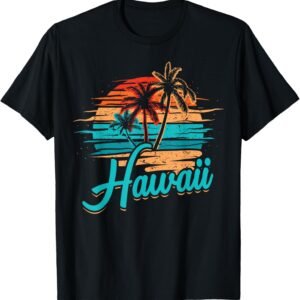 Hawaiian Island Tropical Hawaii Design Vacation Souvenir T-S...