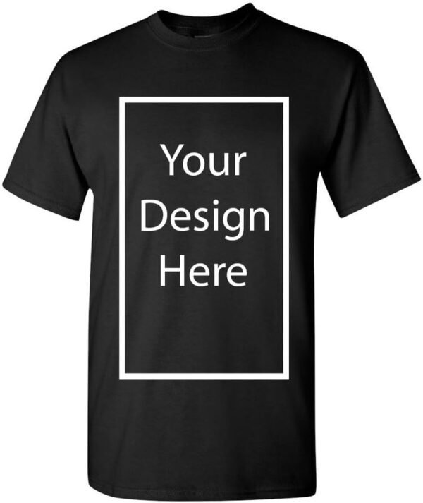 Add Your Own and Text Design Custom Personalized Adult T-Shi...