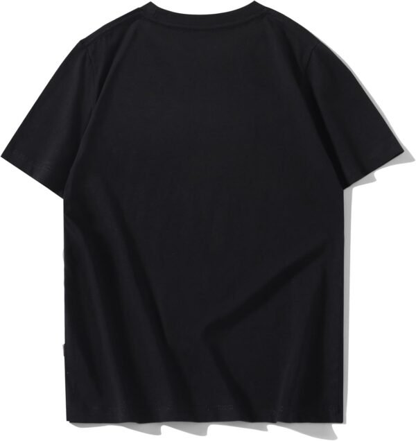 UOUA Mens Graphic Tees Vintage T-Shirts Oversized Letter Pri... - Image 2