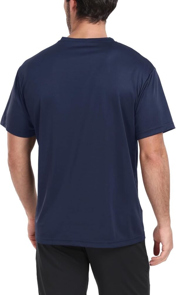 1/5 Pack Workout Shirts for Men Athletic Running Gym Quick D... - Image 2