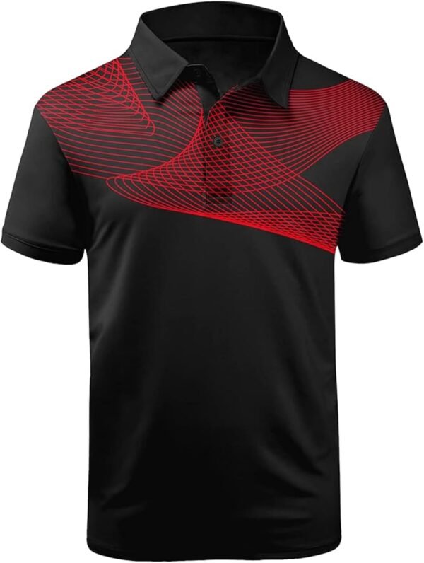 ZITY Golf Polo Shirts for Men Short Sleeve Athletic Tennis T...