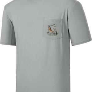 BASSDASH Men’s UPF 50+ Fishing Graphic T-Shirts Pocket Short...