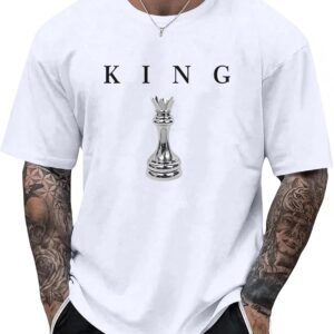 Men's King Chess Shirt Graphic Tees Designer Printed T Shirt...