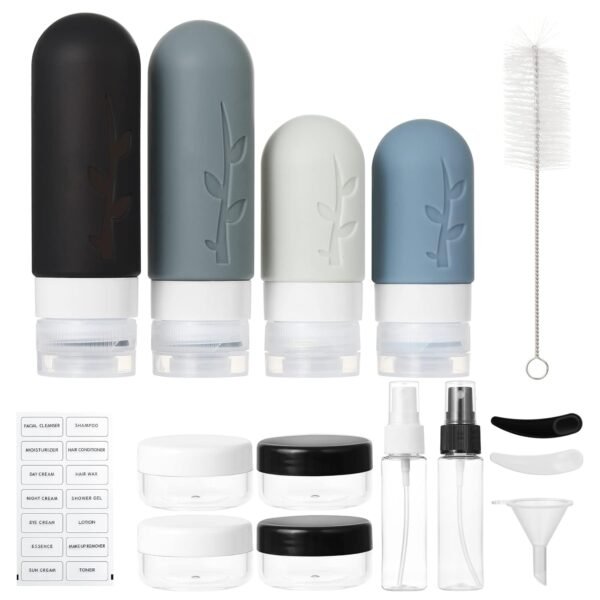 18pack Travel Bottles for Toiletries,TSA Approved Silicone T... - Image 2