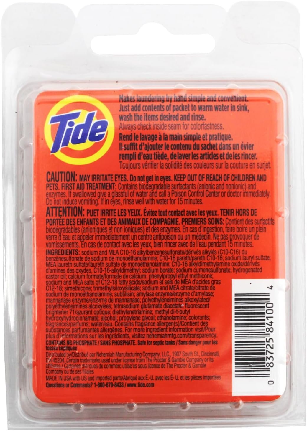 Tide Travel Sink Packets Size 3ct - Image 2