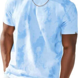 Mens Crew Neck T Shirts - Lightweight Short Sleeve Fresh Fas...