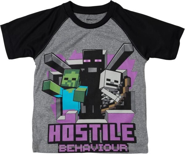 Minecraft Creeper Enderman Skeleton 3 Pack Graphic T-Shirts ... - Image 5
