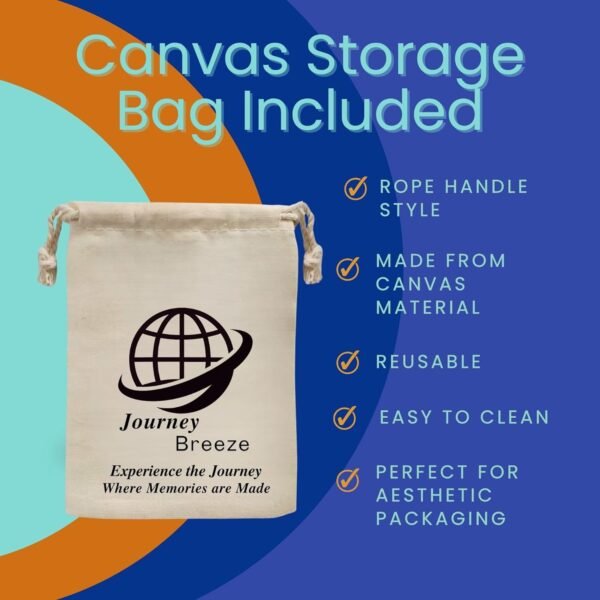 Travel Laundry Detergent Sheets + Canvas Bag, Great for Cruises, Camping, Glamping, Backpacking, Dorms, Hotel and Other Travel - Image 8