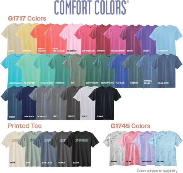 Comfort Colors Adult Heavyweight Short Sleeve Tee, Style G17... - Image 4