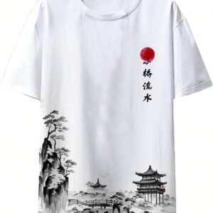 SOLY HUX Men's Graphic Short Sleeve Tee Crew Neck Letter Pri...