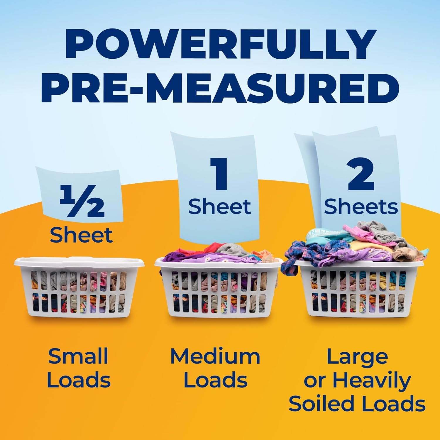 ARM & HAMMER Power Sheets Laundry Detergent, Fresh Breeze Scent, No Mess, Lightweight and Travel-Friendly, 35 Count, Up to 70 Small Loads - Image 9