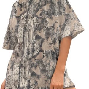 Women Oversized Striped Short Sleeve T-Shirts Color Block Cr...