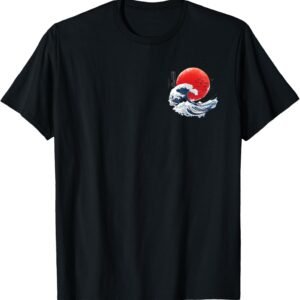 Katsushika Hokusai Japanese Great Wave Men Women Kanagawa T-...