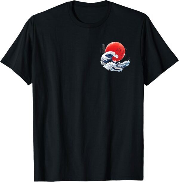 Katsushika Hokusai Japanese Great Wave Men Women Kanagawa T-...