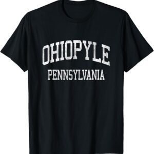 Ohiopyle Pennsylvania PA Vintage Athletic Sports Design T-Sh...
