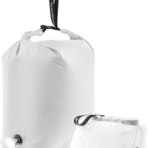 Travel Laundry Bag, Vacuum Compression Dirty Clothes Travel Bag Waterproof Wet Dry Bags Large Capacity Space Saver Bags Reusable Camp Clothes Organizer for Sports Dorm Laundromat (1 Pcs ) (White, M)