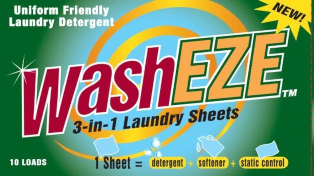 Travel Friendly Laundry Detergent Soap Sheet-No Scent (20 Loads of Laundry) Laundry Sheets are More Efficient Than Powders Pods Pacs or Liquids TSA Compliant - Image 3