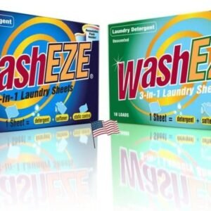 (10 Ct) All in One Laundry Sheets Scented - Detergent-Fabric Softener-Stain Fighter - Static Guard Soap Sheet -All in One Detergent Sheet- Travel and Dorm Friendly
