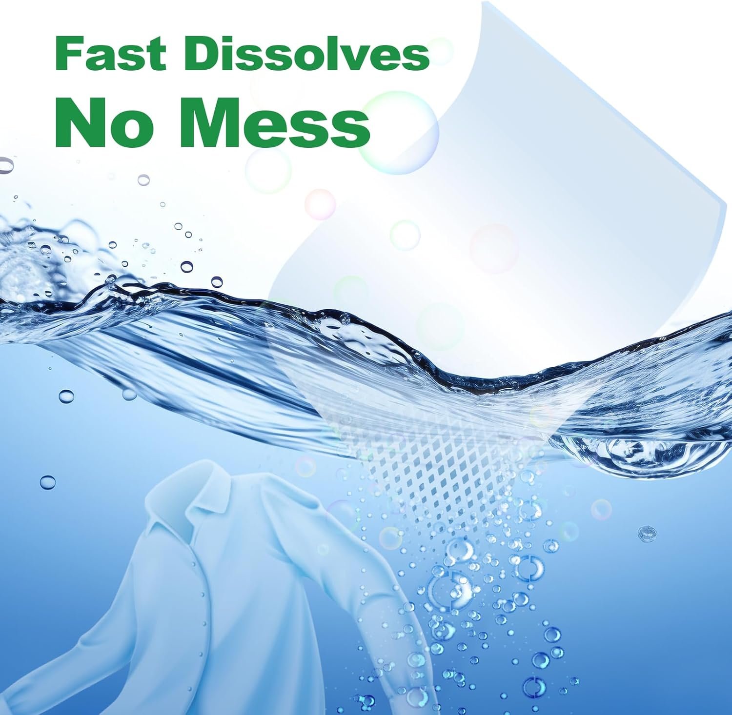 Laundry Detergent Sheet, Eco-Friendly & Hypoallergenic Wash Strips, Natural Ingredients, Ultra-Concentrated, Travel-Ready, No Plastic Jug- Fresh Scent, (120 Loads) 60 Sheets - Image 3