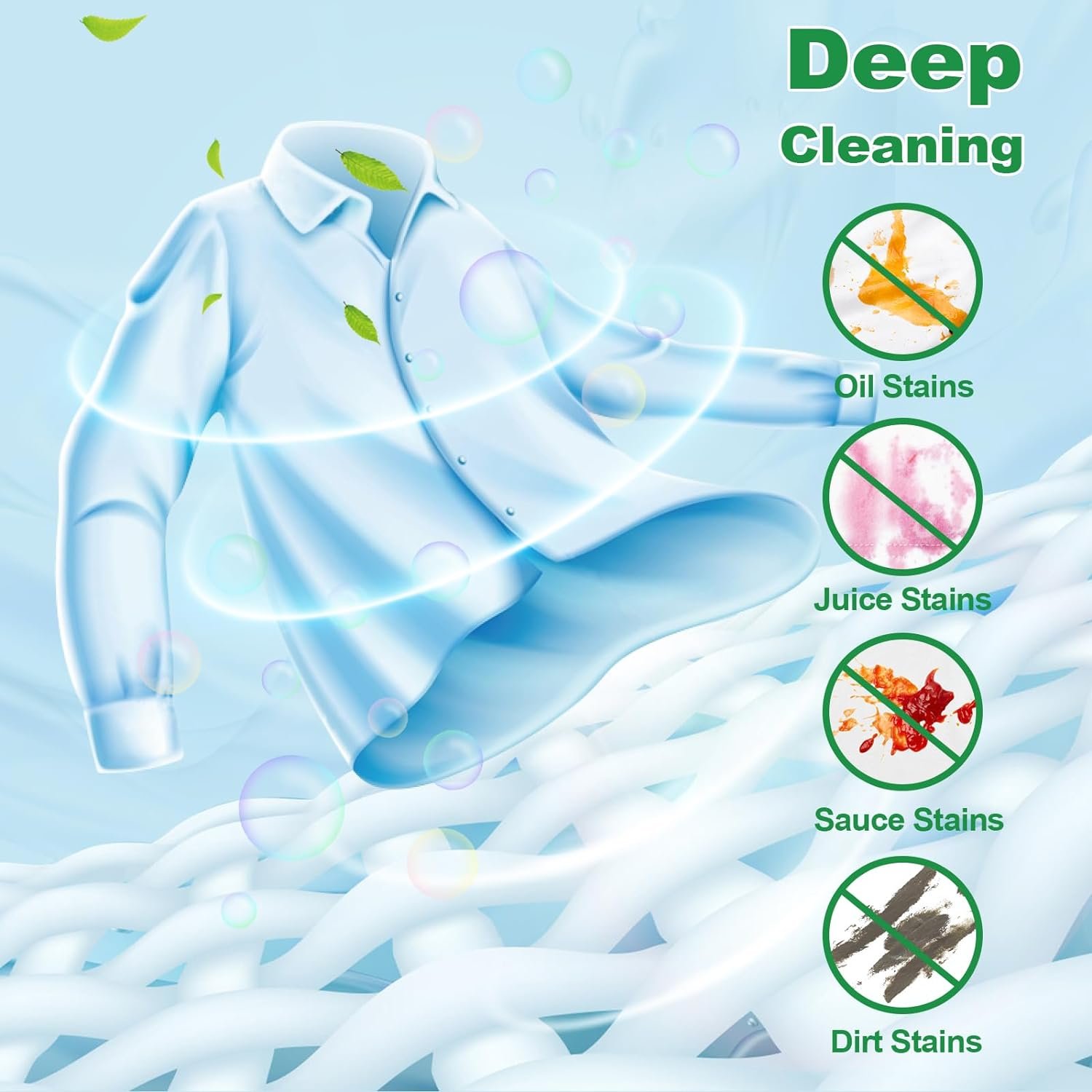 Laundry Detergent Sheet, Eco-Friendly & Hypoallergenic Wash Strips, Natural Ingredients, Ultra-Concentrated, Travel-Ready, No Plastic Jug- Fresh Scent, (120 Loads) 60 Sheets - Image 2