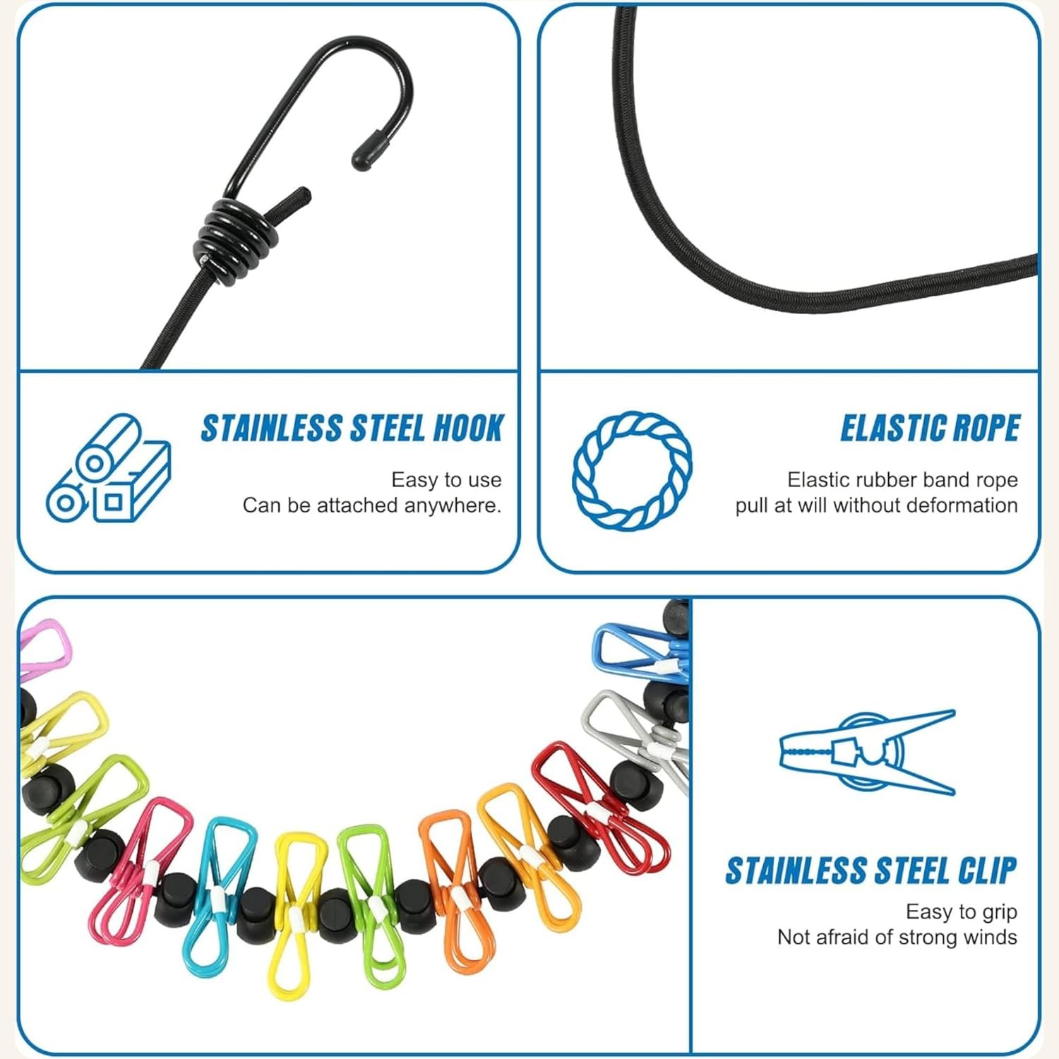 Travel Laundry Detergent Sheets and Travel Clothesline Outdoor or Indoor - Laundry kit Good for Cruises, Camping, Hotel, Dorm, Backpacking or Any Other Travel - Image 7