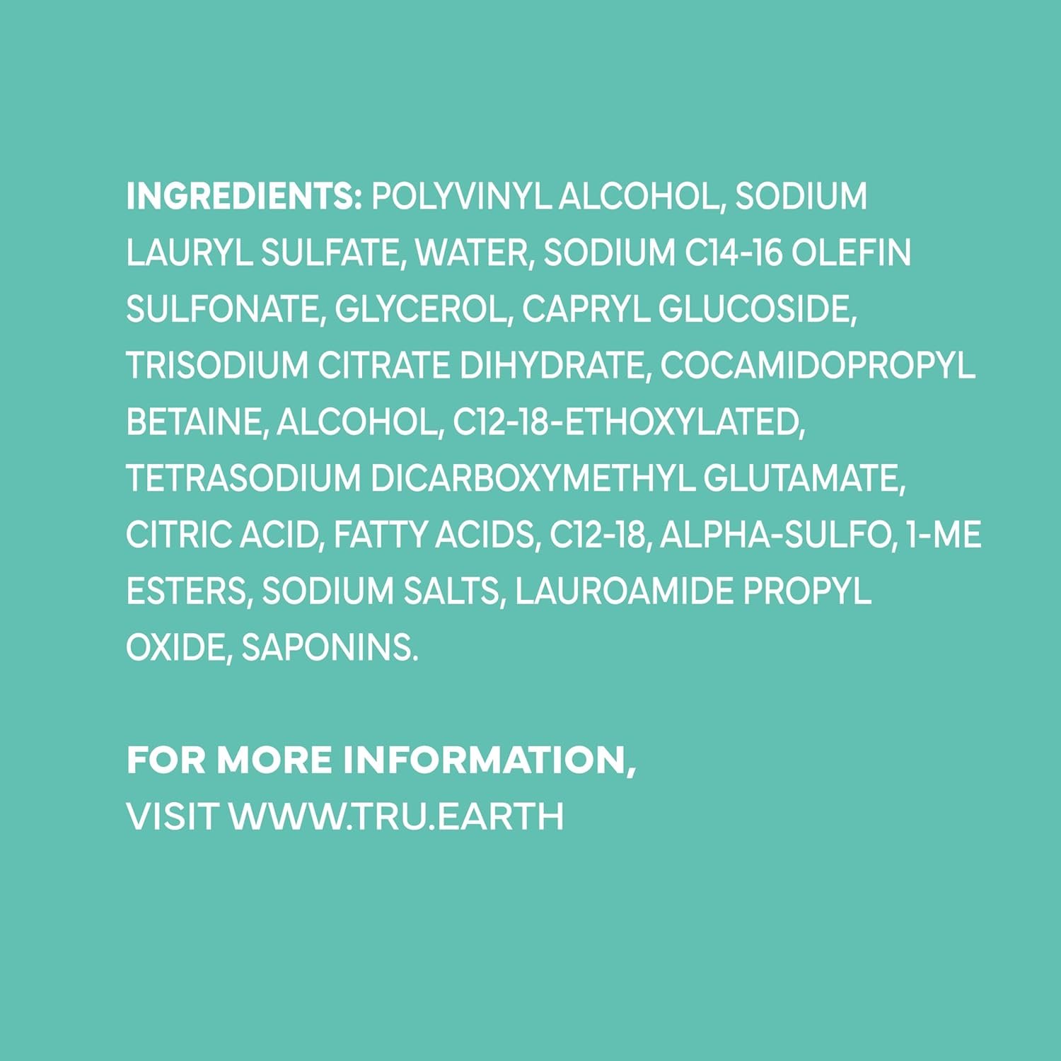 Tru Earth Compact Dry Laundry Detergent, Unscented - Up to 64 Loads (32 Sheets) | Liquidless Detergent, Travel | Packaging May Vary - Image 8