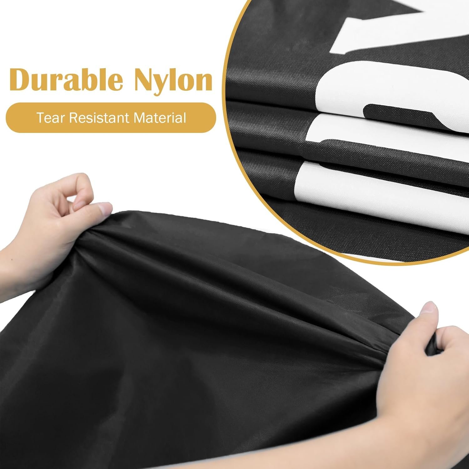 2 Pack XL Travel Laundry Bag, Machine Washable Dirty Clothes Organizer, Large Enough to Hold 4 Loads of Laundry, Easy Fit a Laundry Hamper (Black + Pink) - Image 4