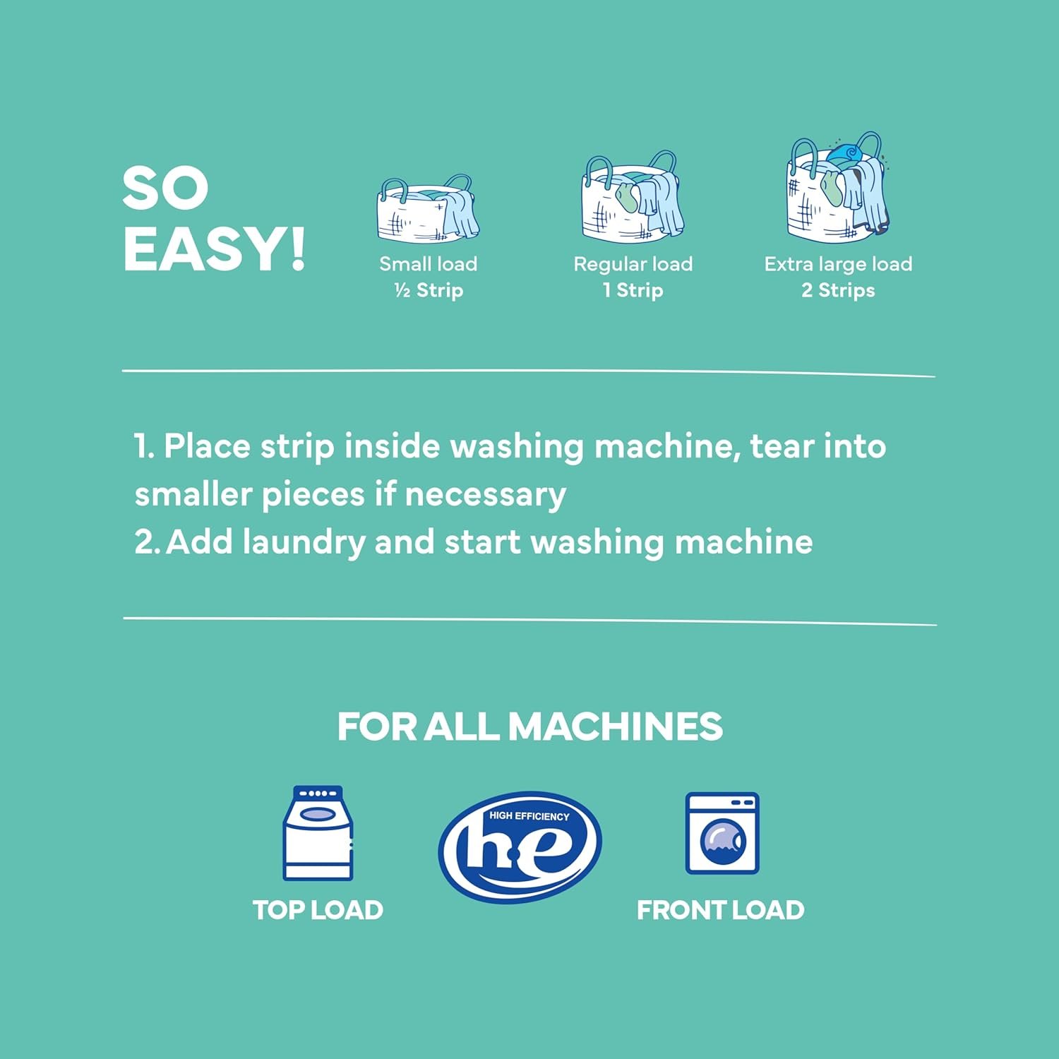 Tru Earth Compact Dry Laundry Detergent, Unscented - Up to 64 Loads (32 Sheets) | Liquidless Detergent, Travel | Packaging May Vary - Image 7