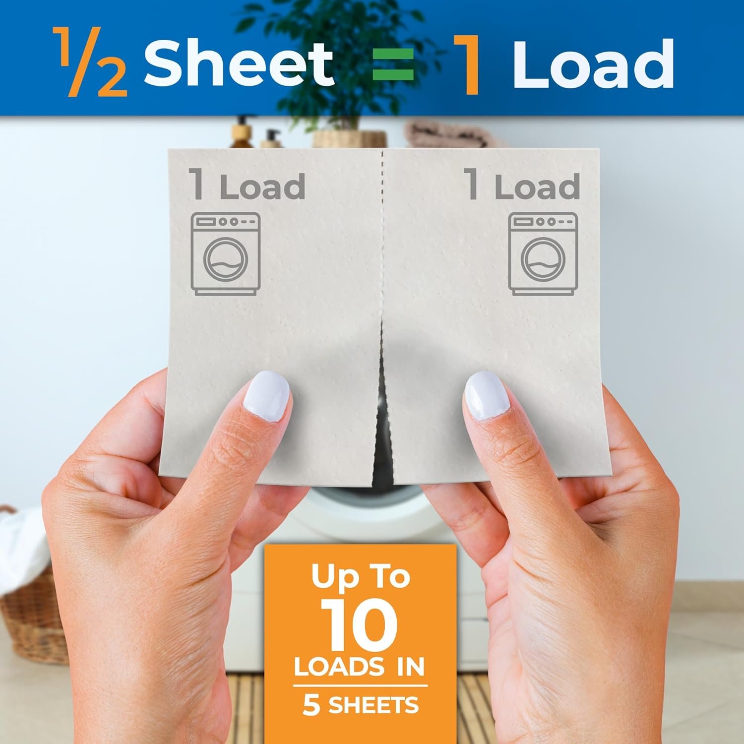 Gull Living Laundry Detergent Sheets For Travel - Eco-Friendly, Plant-Based Hypoallergenic Laundry detergent - Dissolves Quickly, Removes Stains & Odors - Laundry Soap Sheets - Fragrance Free 10 Loads - Image 4