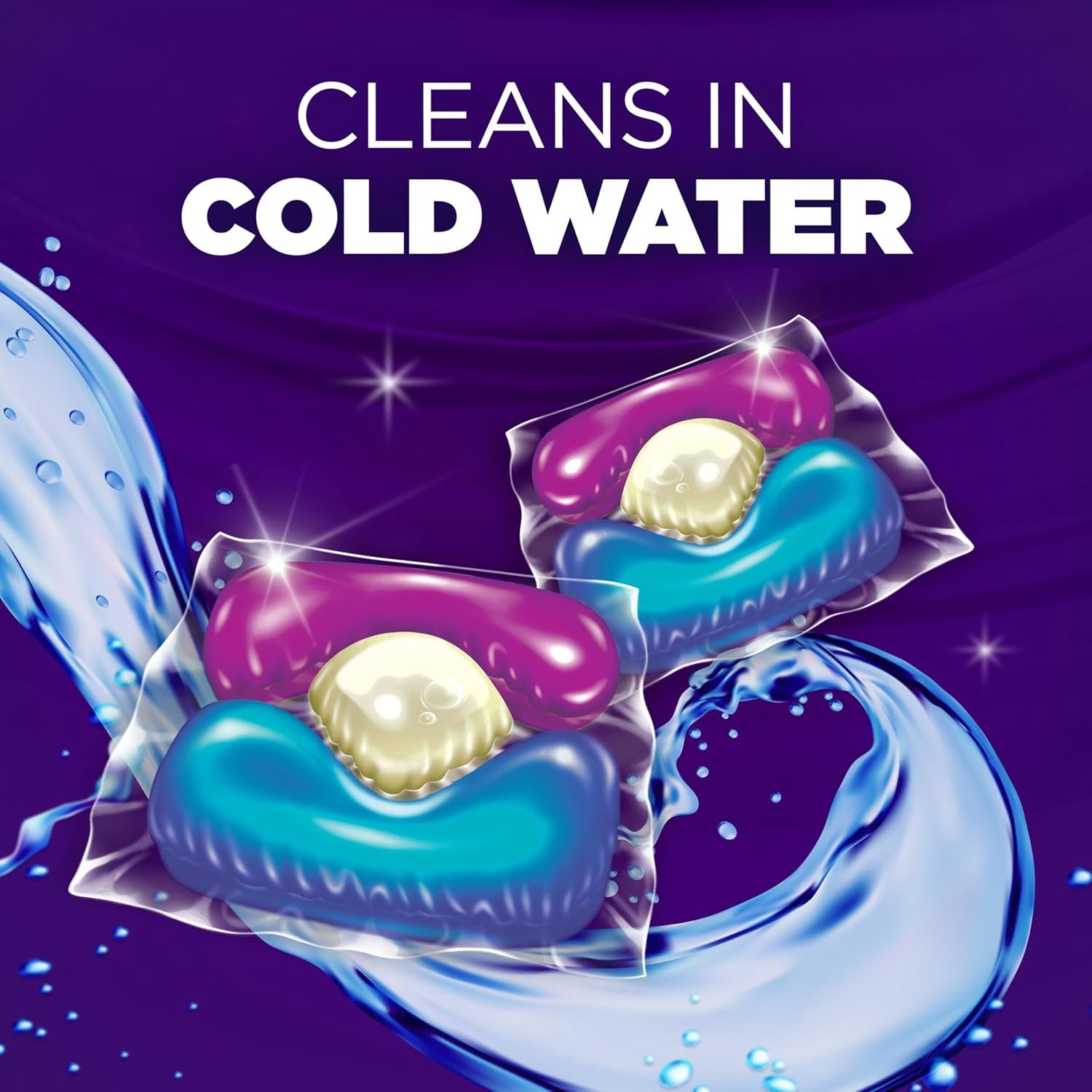 ARM & HAMMER Plus OxiClean with Odor Blasters 5-in-1 Laundry Detergent Power Paks, Laundry Odor Remover, Eliminates Odors, Attacks Stains, Fresh Burst Scent, 42 Count - Image 9