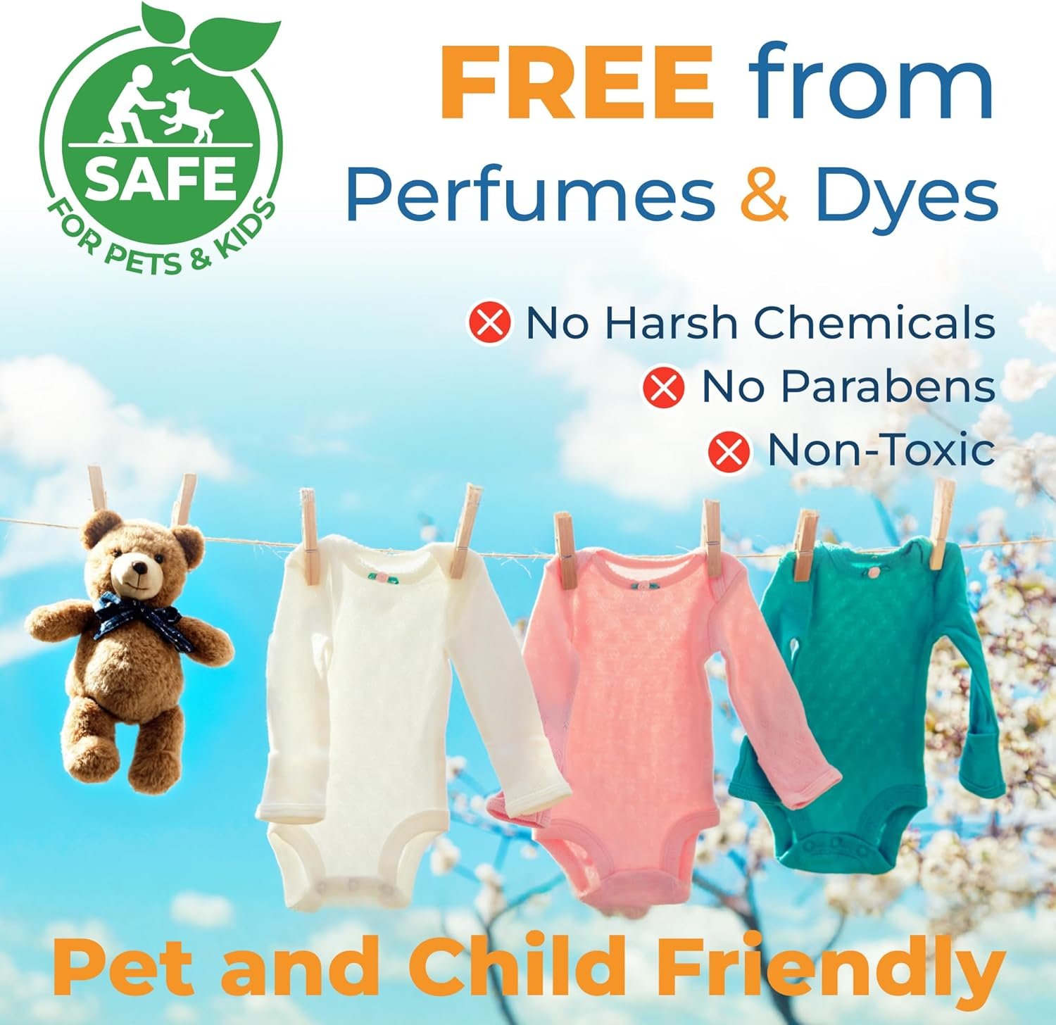 Gull Living Laundry Detergent Sheets For Travel - Eco-Friendly, Plant-Based Hypoallergenic Laundry detergent - Dissolves Quickly, Removes Stains & Odors - Laundry Soap Sheets - Fragrance Free 10 Loads - Image 5