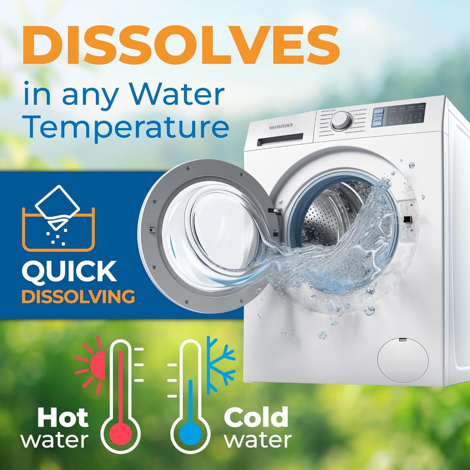 Gull Living Laundry Detergent Sheets For Travel - Eco-Friendly, Plant-Based Hypoallergenic Laundry detergent - Dissolves Quickly, Removes Stains & Odors - Laundry Soap Sheets - Fragrance Free 10 Loads - Image 3