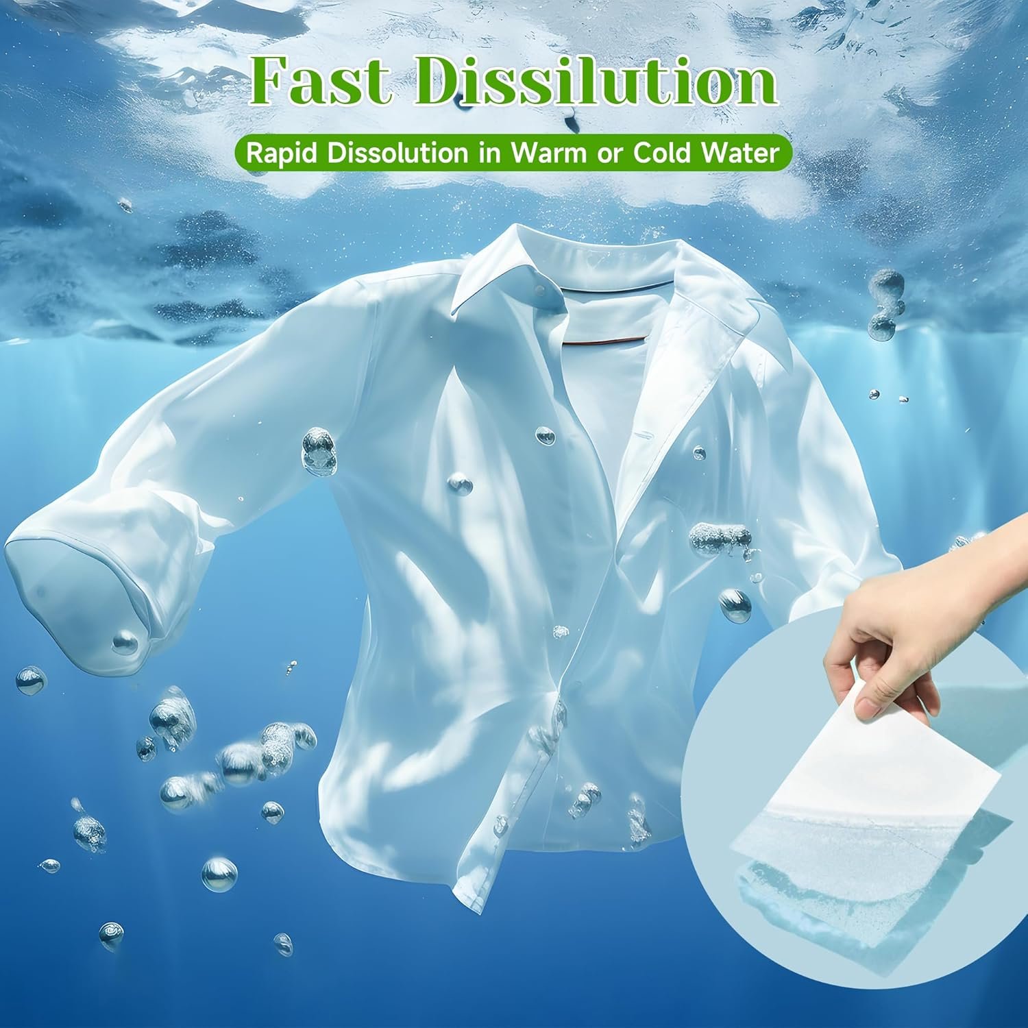 Laundry Detergent Sheets - Travel Laundry Sheets Detergent No Plastic for Camping RV’ing Vacation Cruise Trip College Dorm (L, 32 Load) - Image 3