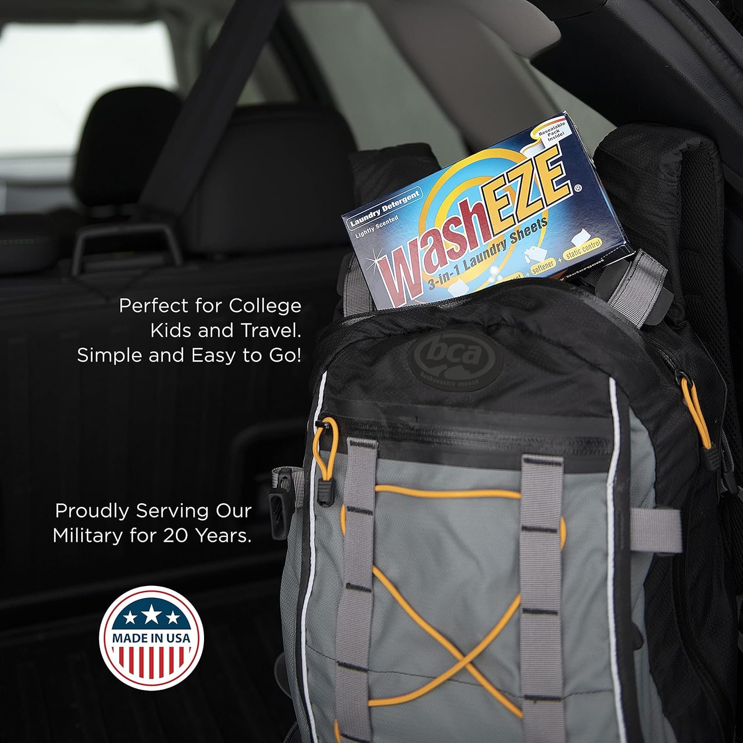 Travel Friendly Laundry Detergent Soap Sheet-No Scent (20 Loads of Laundry) Laundry Sheets are More Efficient Than Powders Pods Pacs or Liquids TSA Compliant - Image 6