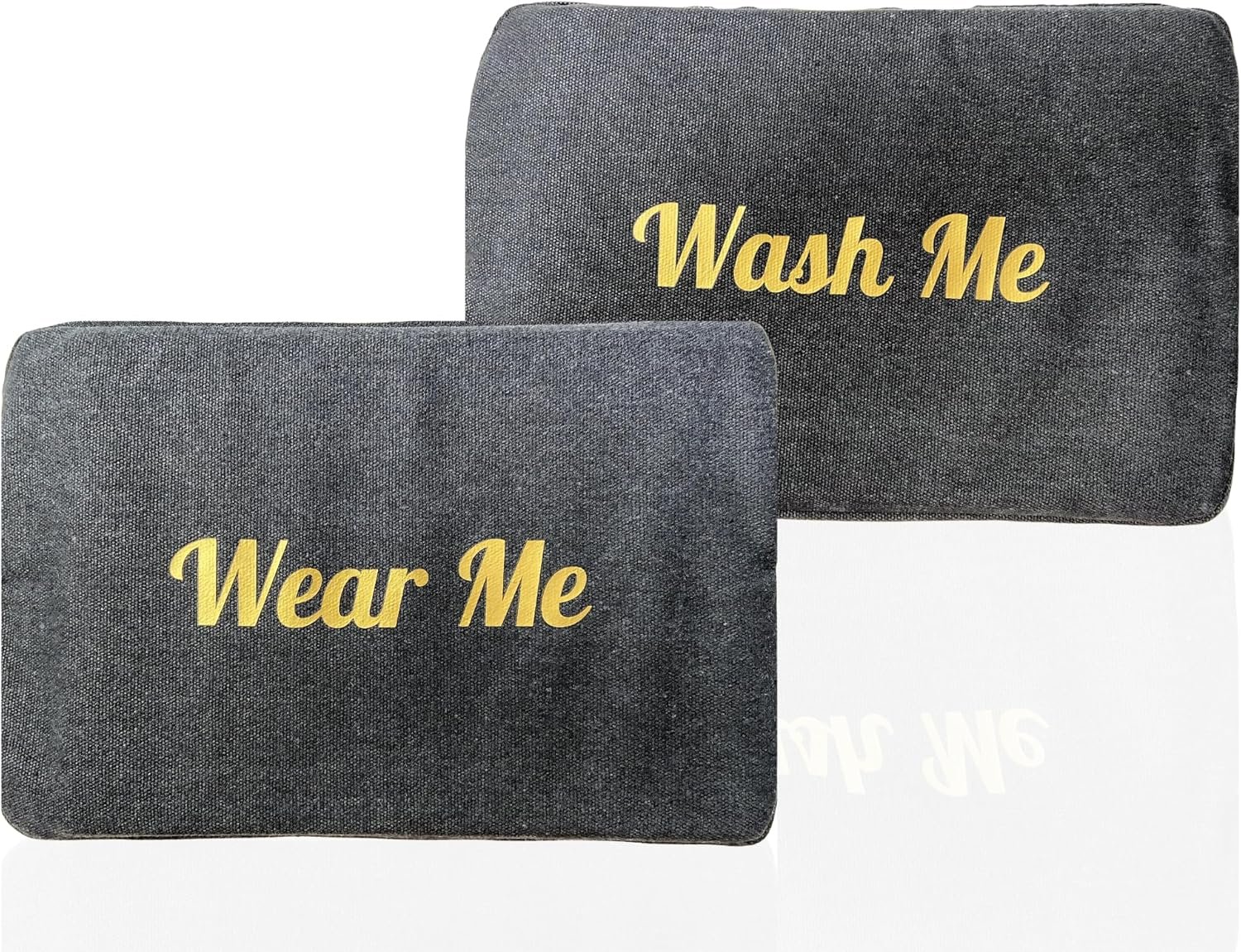 Travel Fanatics Wear Me, Wash Me Bag – 2-Sided Travel Laundry Bag with Stylish Design – Lightweight, Portable, and Durable Canvas Laundry Bag Organizer for Clean and Dirty Clothes